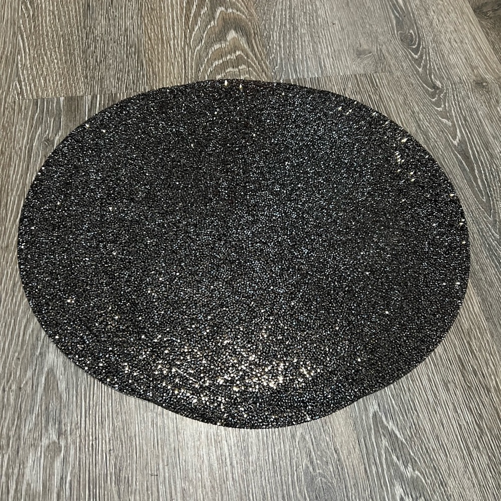 Sparkles home luminous placement charcoal rose gold color new sold in a set of 2